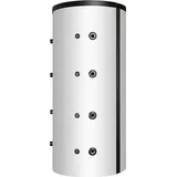 Schicht-Pufferspeicher PZ inklusive Wärmedämmung silber, 500 Liter - Silber