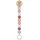 GoKi Schnullerkette Herz, pink