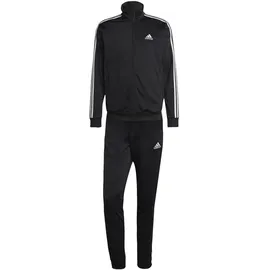 adidas Basic 3-Streifen Trainingsanzug Schwarz M