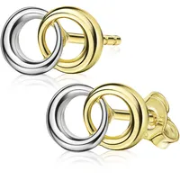 Firetti Paar Ohrstecker »Schmuck Geschenk Gold 333 Ohrschmuck Gold Ohrstecker Kreise«, Made in Germany