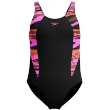 Speedo Hyperboom Splice Muscleback Badeanzug - Coral Sands - 5-6 Jahre