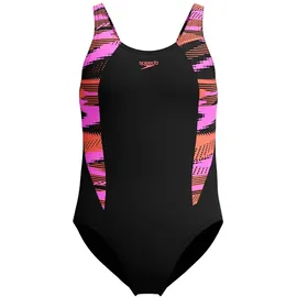 Speedo Hyperboom Splice Muscleback Badeanzug - Coral Sands - 5-6 Jahre