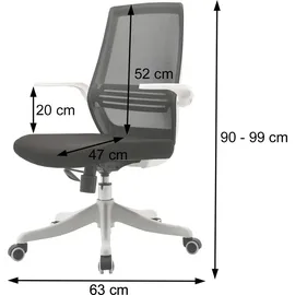 SIHOO Moderner ergonomischer Bürostuhl Schwarz