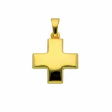 Kettenanhänger ADELIA ́S "Kreuzanhänger 333 Gold ( 8K )", gold, Schmuckanhänger, Damen, Gold, Kettenanhänger, Goldanhänger Kreuz