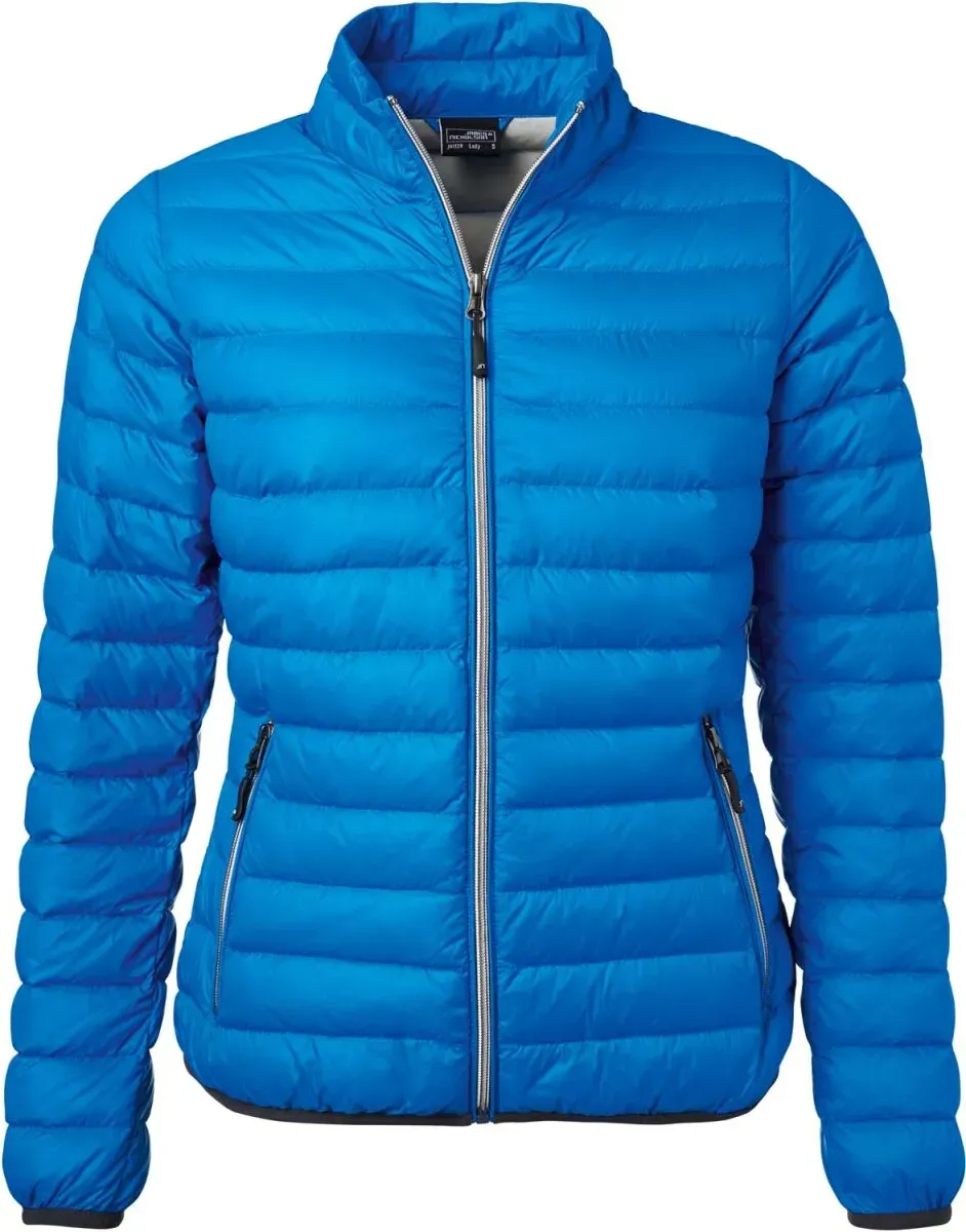 James & Nicholson Damen Daunenjacke Stepp-Jacke JN1139 cobalt/silver S