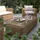 Oviala Zanzibar Gartenlounge-Ecksofa 8-tlg. braun
