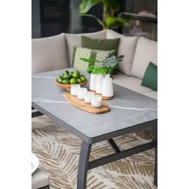 Garden Impressions Vasano Loungeset 4-tlg. carbon black/sand