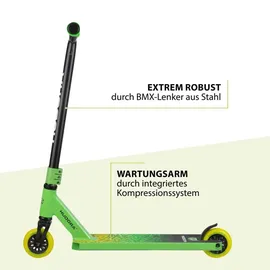 Hudora Stunt Scooter grün