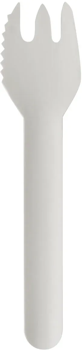 'pure' Kuchengabeln Snackgabeln aus Papier 12,7 cm FSCR weiss, 100 Stk.