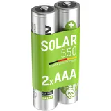 Ansmann HR03 Solar maxE Micro 550 mAh 1,2V NiMH 2 Stück