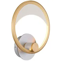 GLOBO Wandleuchte Wandlampe LED Schlafzimmerlampe Flurlampe Gold BigLight