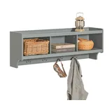 SoBuy Wandgarderobe FHK28 Grau