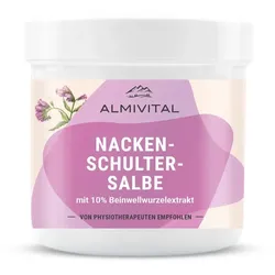 ALMIVITAL Schulter- und Nackensalbe mit 10% Beinwell – Intensive Pflege für beanspruchte Muskeln 250 ml
