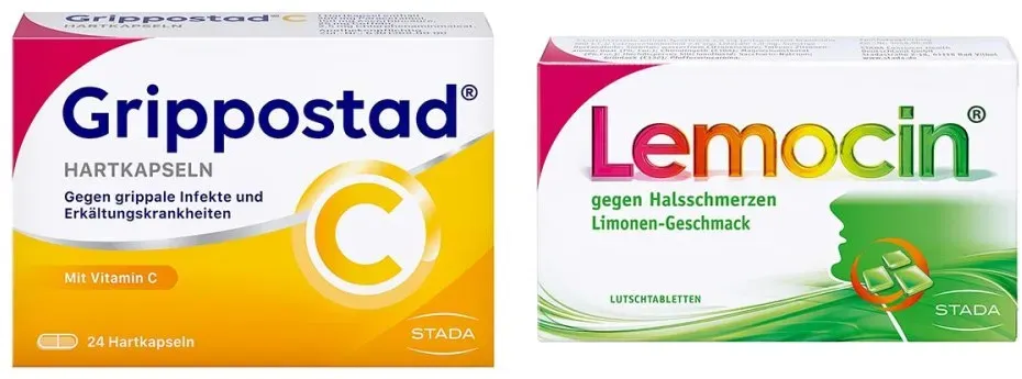 Preisvergleich Produktbild Grippostad C Hartkapseln + Lemocin gegen Halsschmerzen