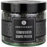 Ankerkraut Fermentierter Kampot Pfeffer 150 g Schwarze Beeren Gewürz Salz