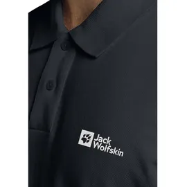 Jack Wolfskin Essential Kurzarm-poloshirt - Dark Navy - M