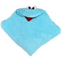 Living Puppets Handpuppe Wunschtraumkuschelmuschelkissen in der Farbe Blau aus Stoff, 40 x 40cm, W238-2