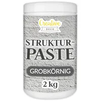 Creative Deco Strukturpaste 2 kg Grau