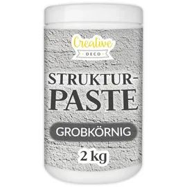 Creative Deco Strukturpaste 2 kg Grau