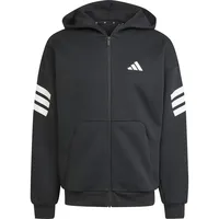 Adidas Future Icons 3-Streifen Reißverschlusspullover Black M