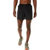 Asics Herren Road 5 Inc Short schwarz