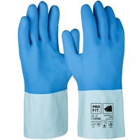 Pro-Fit Super Blue Latex-Chemikalienschutzhandschuh Gr. 11