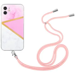 Hülle Handy Schutz für Apple iPhone 12 Mini Handykette Case Cover Bumper Etuis