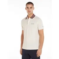 Tommy Hilfiger Poloshirt »GIFTING POLO RWB COLLAR REG POLO«, Streifen an Kragen und Bündchen Gr. L, Ivory petal) , 29140217-L