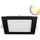 ISOLED Downlight 18W eckig ultraflach schwarz 225x225mm