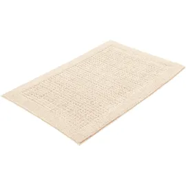 KLEINE WOLKE Badteppich Net 60 x 90 cm Baumwolle Beige Natur