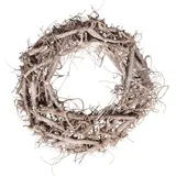 Rayher Bastelkranz grau/weiß aus Weiden gewischt Ø 40,0 cm, 1 St.