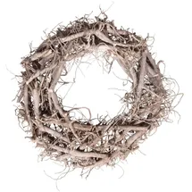 Rayher Bastelkranz grau/weiß aus Weiden gewischt Ø 40,0 cm, 1 St.