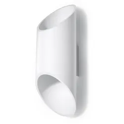 SOLLUX LIGHTING Wandleuchte "PENNE", weiß, H: 30cm, Lampen, Das Oberteil scheint