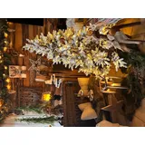 salcar Künstlicher Weihnachtsbaum Led mit Schnee 180 cm, Christbaum Tannenbaum