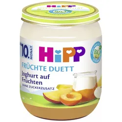 Hipp Bio Früchte Duett Joghurt auf Früchten ab 10.Monat 160G