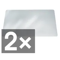 Durable 711319 Schreibunterlage transparent (2er Pack / 420 x 300mm)