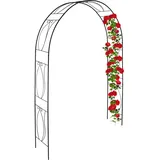 Relaxdays, Pflanzen Zubehör, Rosenbogen (153 cm, 35 cm)