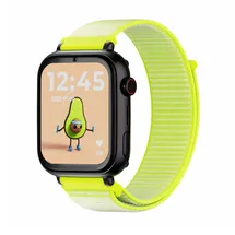 SaveFamily Savewatch Plus 4G BT 47 mm Kunststoffgehäuse Schwarz Sportarmband Fluor One Size