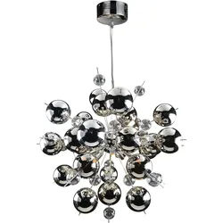 Näve Pendelleuchte "Explosion" in chrom klein