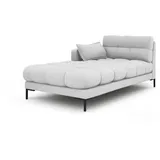 Micadoni Chaiselongue, Hellgrau, Textil, 102x75x185 cm, Hergestellt in Europa, Wohnzimmer, Sessel, Relaxliegen