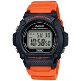 Casio Herrenuhr CASIO W-219H-4AVDF Silikon Orange Chrono Alarm Sub 50mt