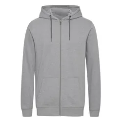 Sweatjacke 11 PROJECT "Sweatjacke PRNahim", Herren, Gr. XL, grau (gray melange), Obermaterial: 100% Baumwolle CO., Sweatjacken Sweatjacke