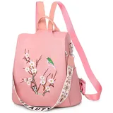 DIRRONA Rucksack Damen Drucken Rucksack Beiläufig Anti Diebstahl Tasche Wasserdichter Nylon Rucksack für Damen Schultaschen für den Täglichen Ausgehen Reisen Arbeiten Schultertaschen