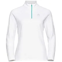 Odlo Damen Besso I Midlayer mit Halbreißverschluss I Langarm Wandershirt