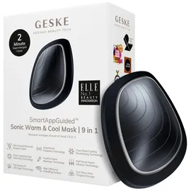 geske Sonic Warm und Kaltmaske 9-in-1 Schwarz
