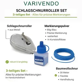 varivendo Schlagschnurroller und Markierungspulver
