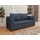 Homesy Schlafsofa, Blau, Holz, 160x78x69 cm, Wohnzimmer, Sofas & Couches, Schlafsofas