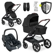 hauck 3in1 Kinderwagen-Set Walk N Care Air Trio in schwarz | Gr.: onesize