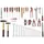 Gedore Werkzeugsatz ALLROUND 59-tlg. im Werkzeugkoffer rot 44,5 x 38 x 18 cm