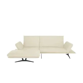 KOINOR Eckcouch Flachgewebe 2-Sitzer Grau
